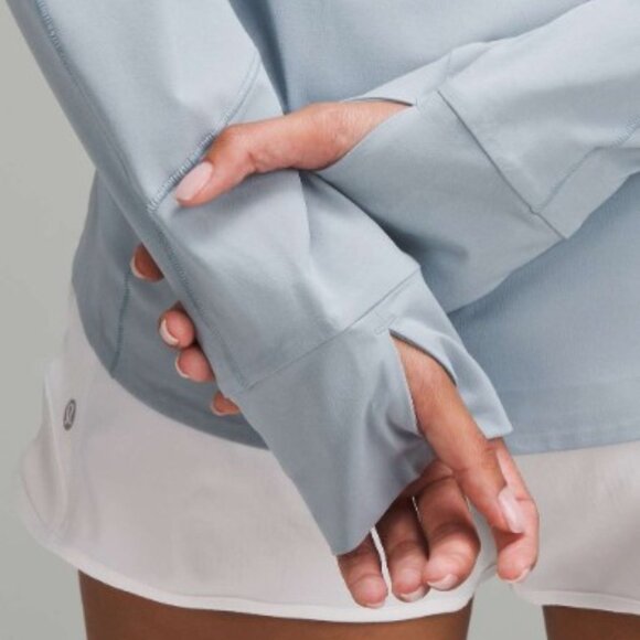 NWT Lululemon Mist Over Windbreaker (Color: Concrete Blue) - Picture 3 of 14